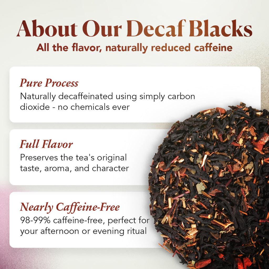 Decaf Toasted Marshmallow · Black Tea Blend (Caffeine Free) | Plum Deluxe Tea