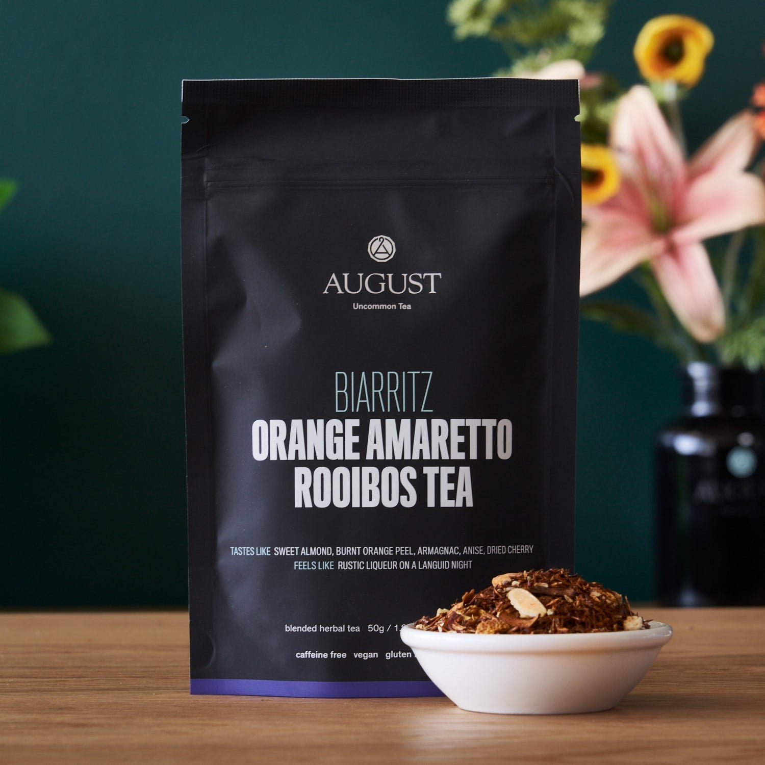 Biarritz · Orange Amaretto Rooibos (Caffeine Free) | August Uncommon Tea