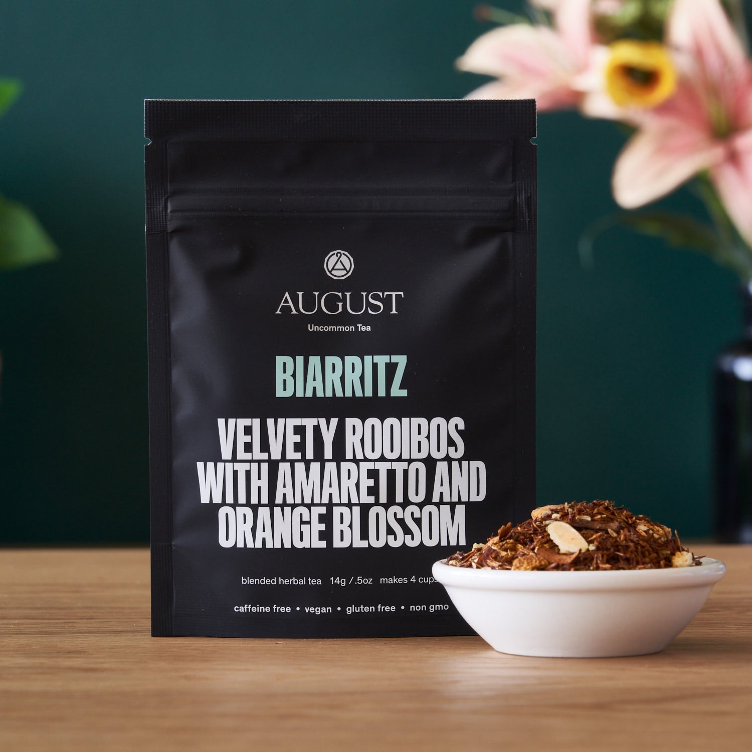 Biarritz · Orange Amaretto Rooibos (Caffeine Free) | August Uncommon Tea