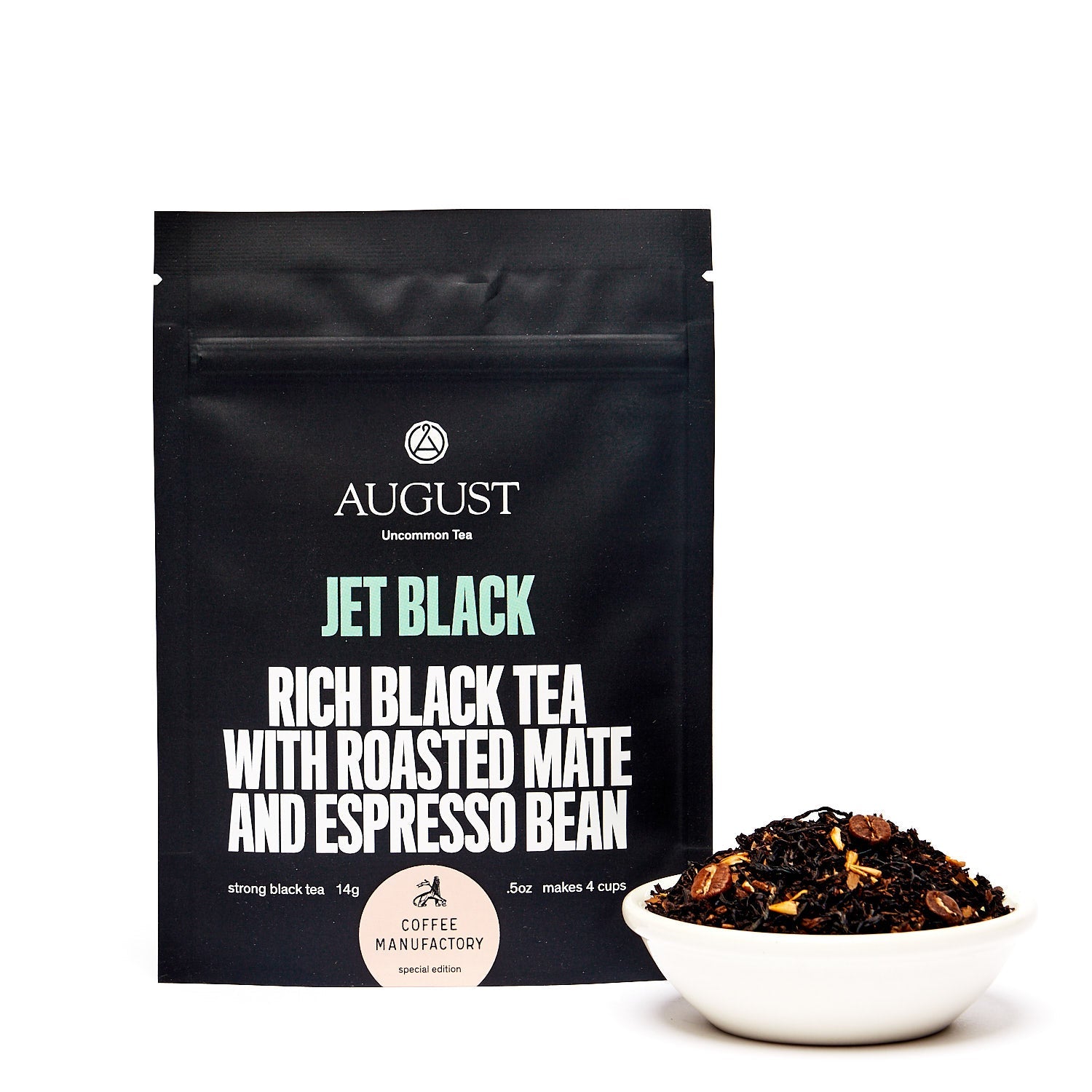 Jet Black · Roasty Coffee Black Tea | August Uncommon Tea