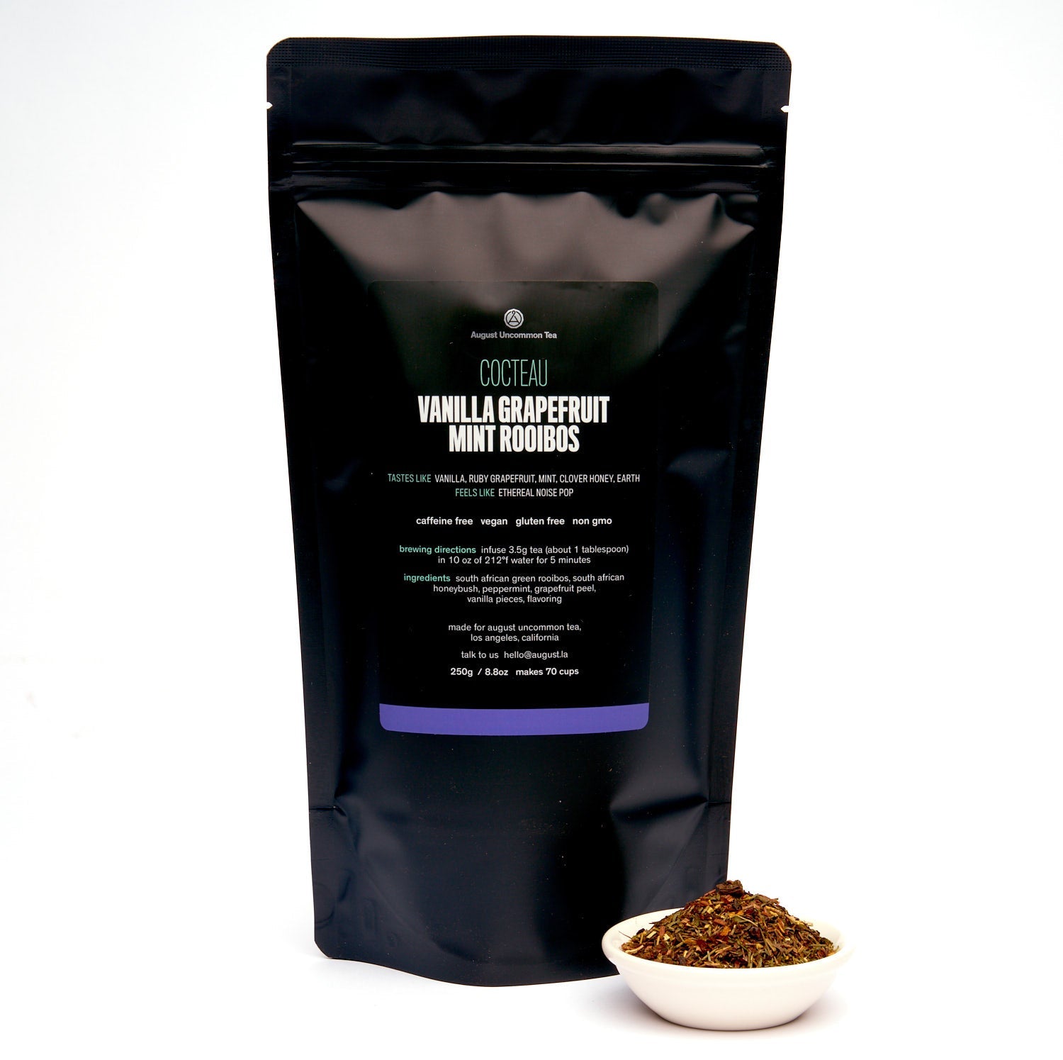 Cocteau · Vanilla Grapefruit Mint Rooibos Tea (Caffeine Free) | August Uncommon Tea