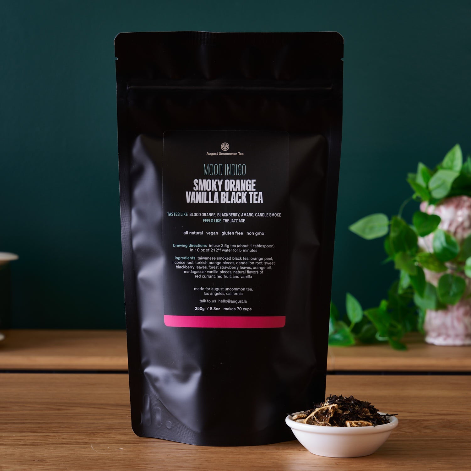 Mood Indigo · Smoky Orange Vanilla Black Tea | August Uncommon Tea