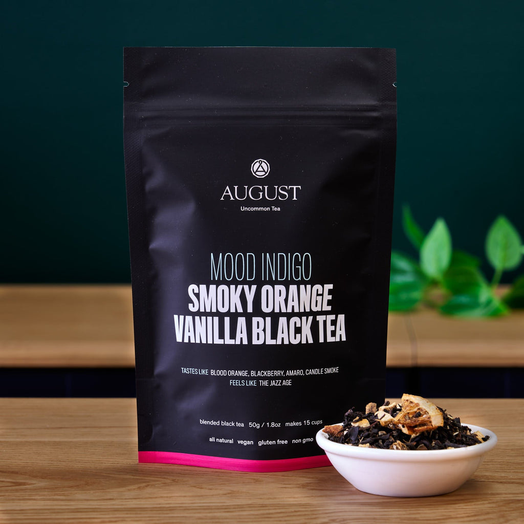 Mood Indigo · Smoky Orange Vanilla Black Tea | August Uncommon Tea