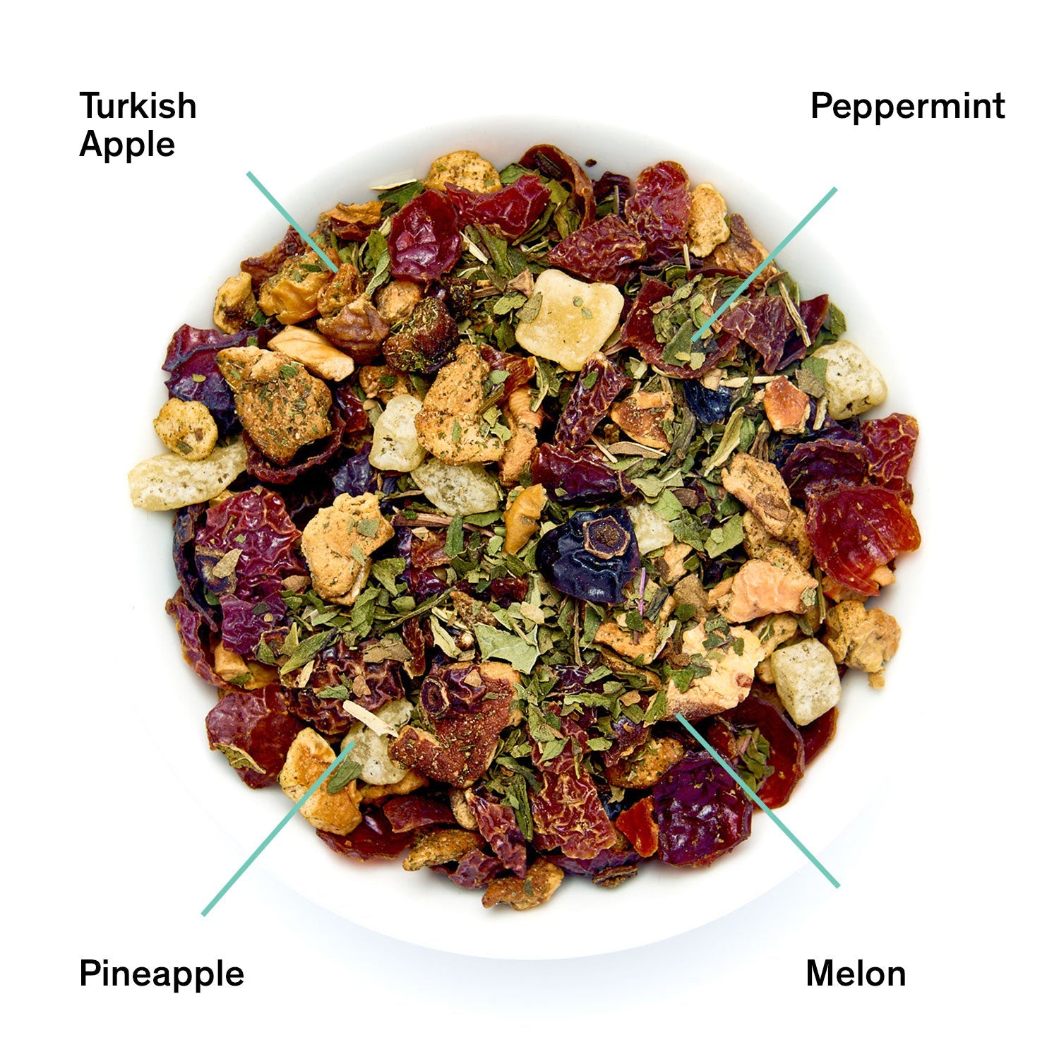 Capri · Honeydew Melon Mint (Caffeine Free) | August Uncommon Tea