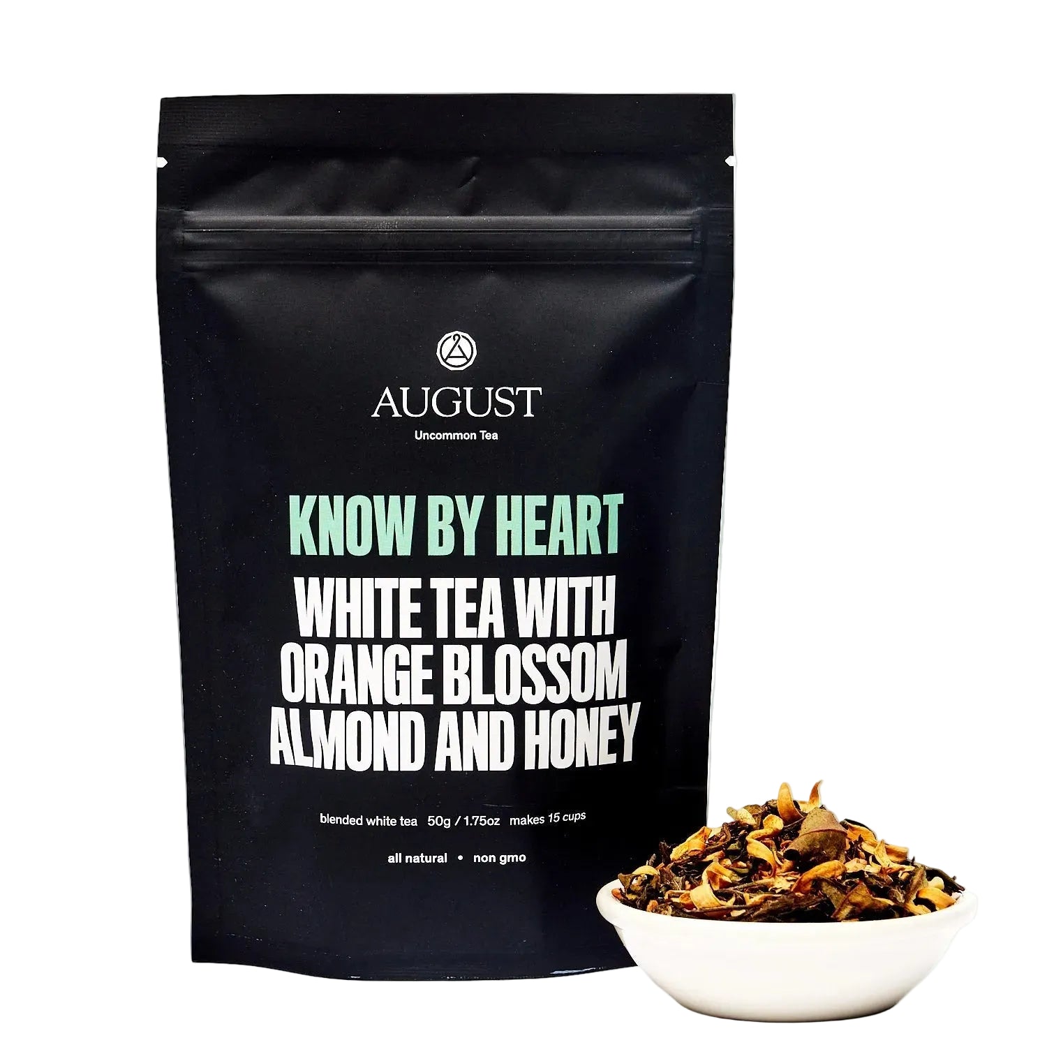 Know By Heart · Orange Blossom Almond White Tea | August Uncommon Tea