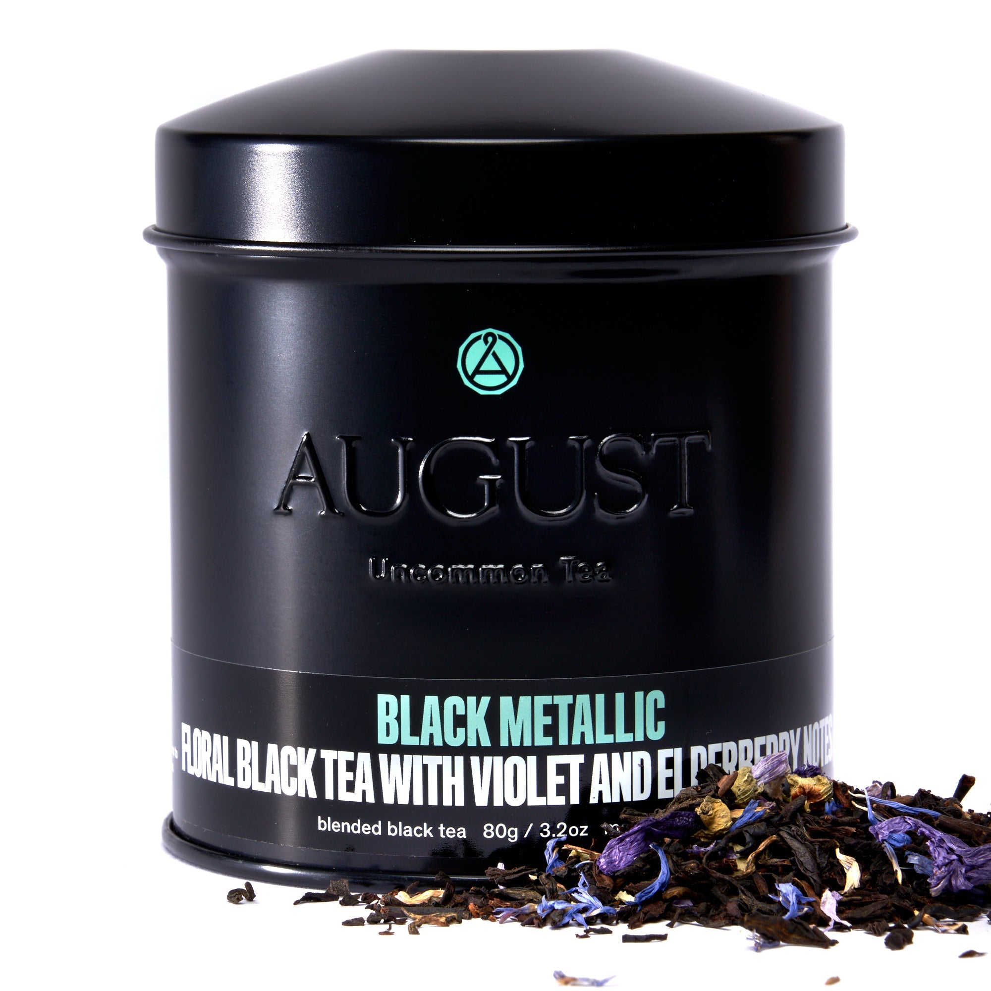Black Metallic · Violet Elderberry Black Tea | August Uncommon Tea