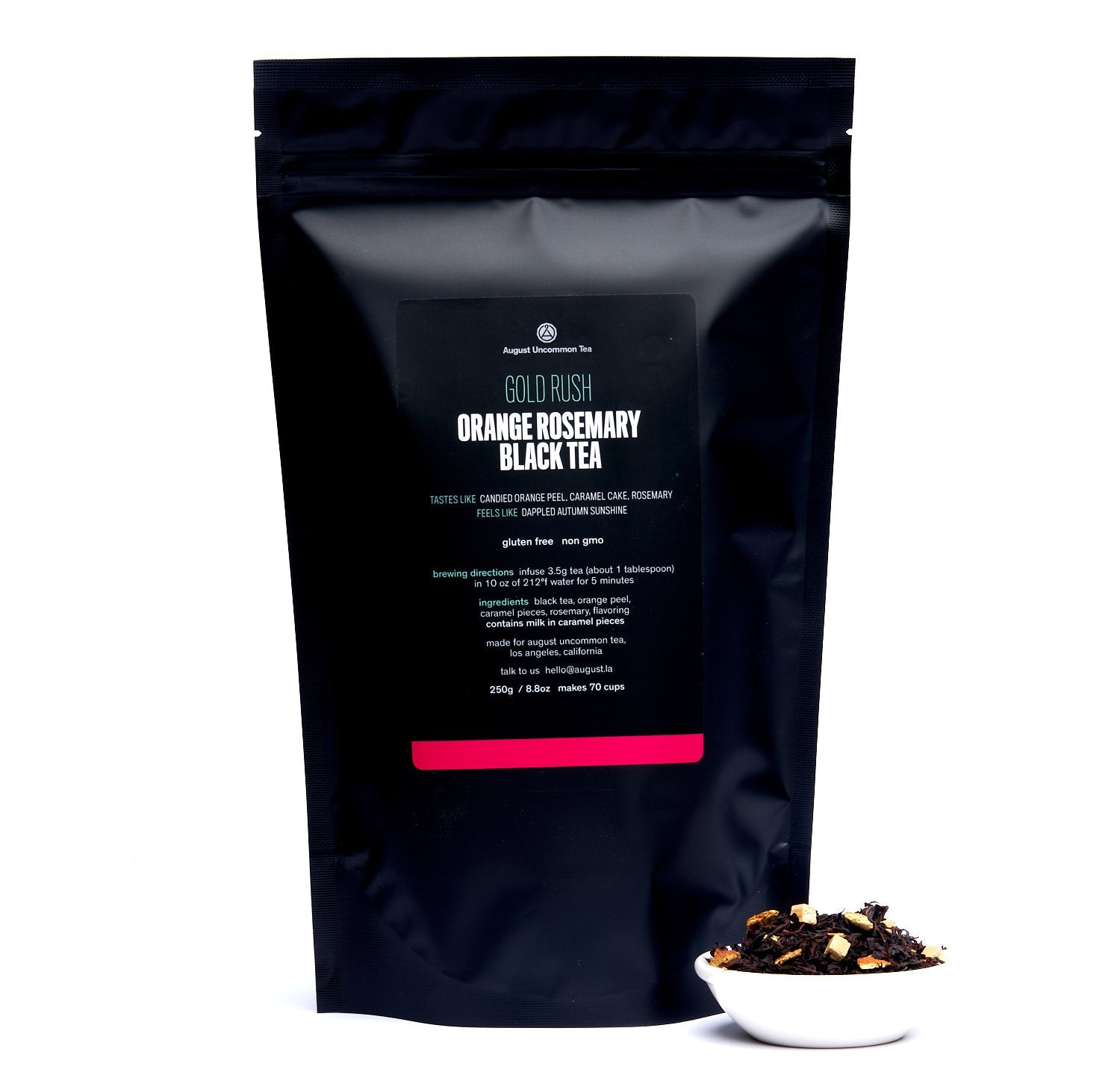 Gold Rush · Orange Rosemary Caramel Black Tea | August Uncommon Tea