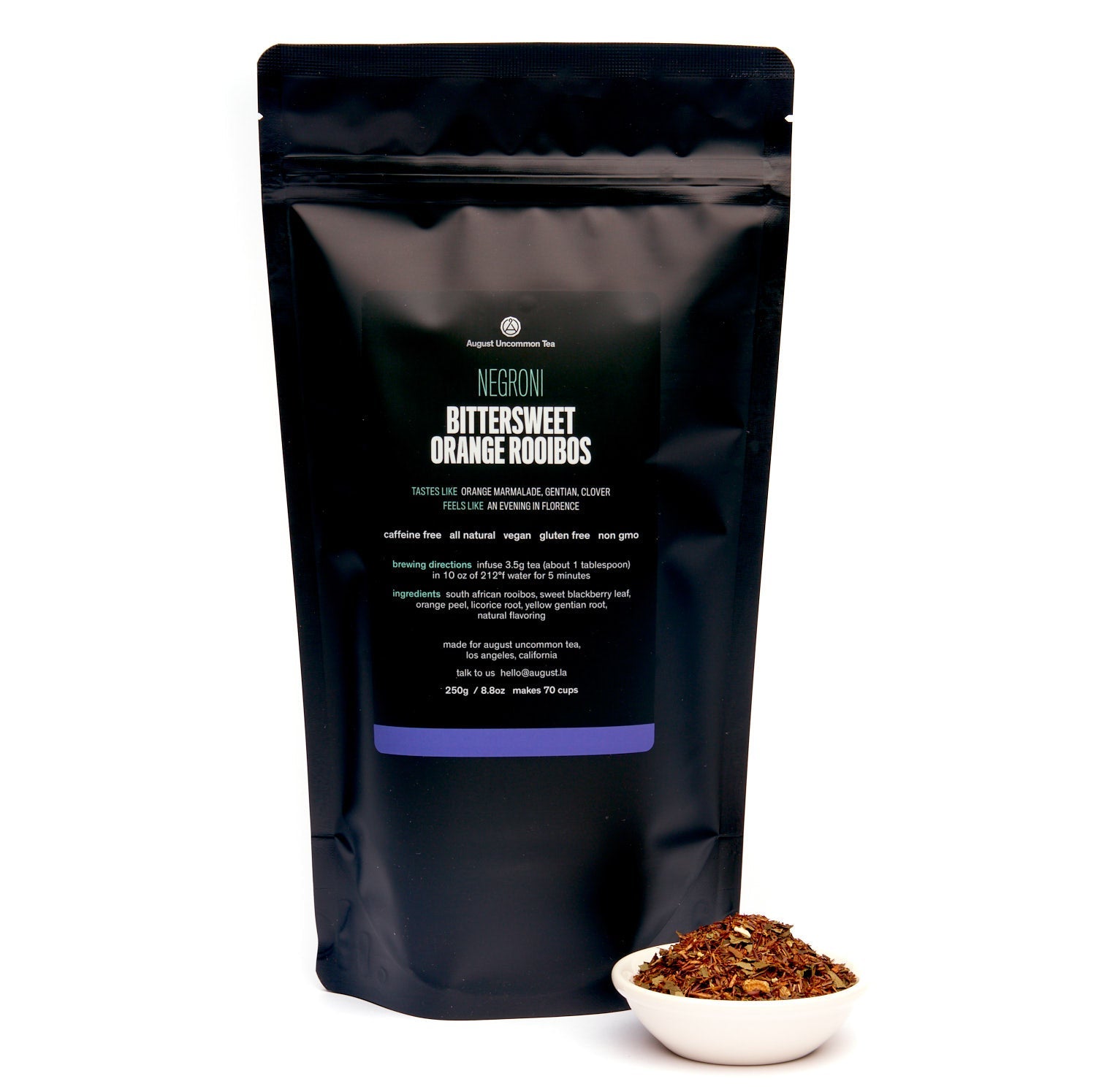 Negroni · Bittersweet Orange Rooibos (Caffeine Free) | August Uncommon Tea