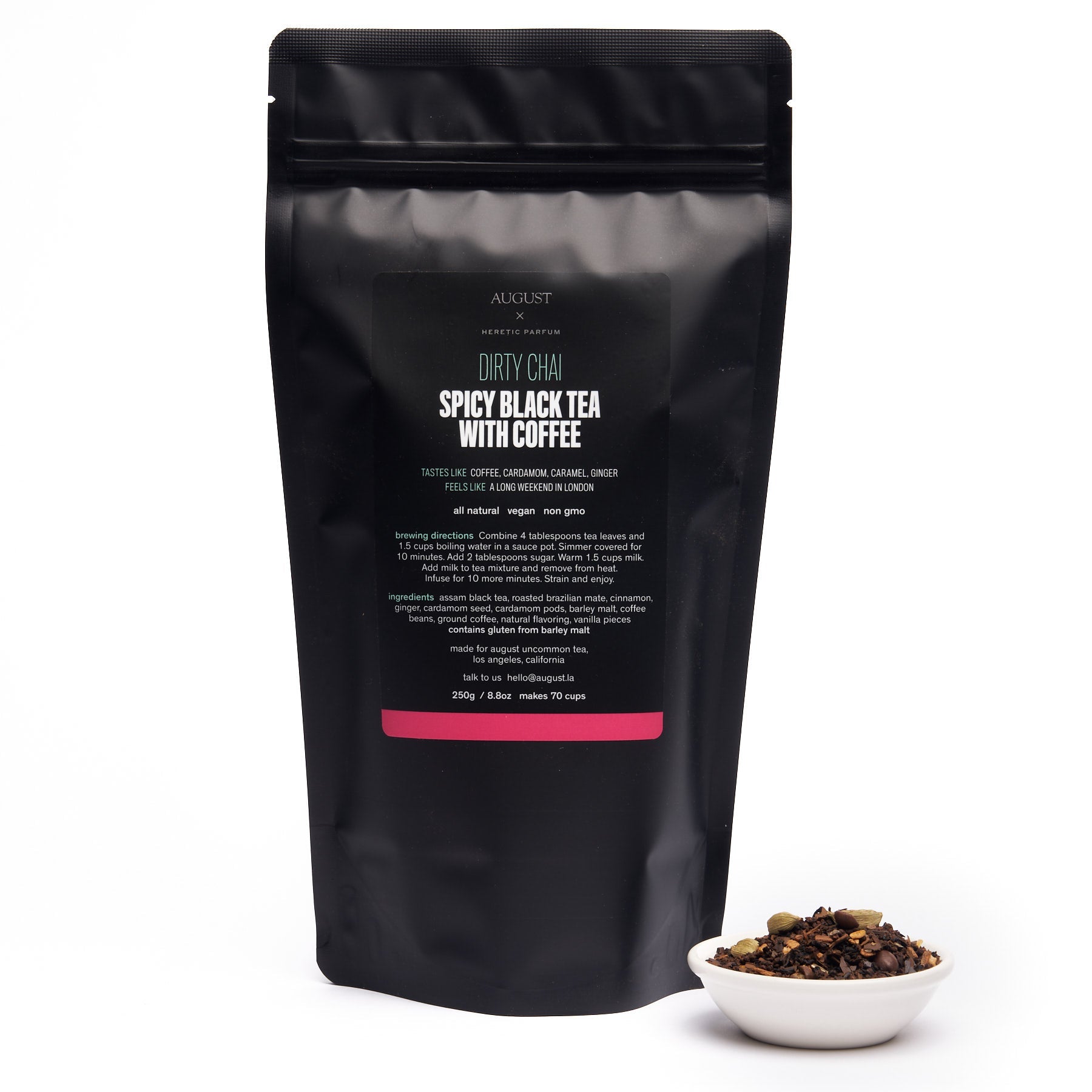Dirty Chai · Spicy Black Tea with Coffee | August Uncommon Tea
