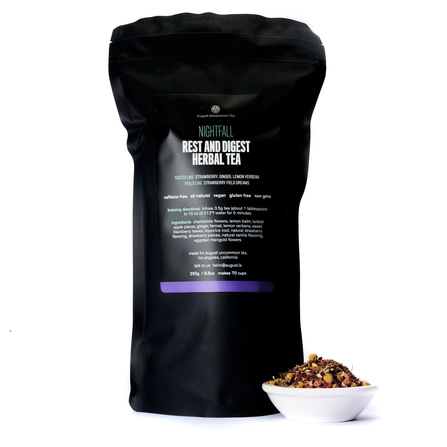 Nightfall · Rest & Digest Herbal Tea | August Uncommon Tea