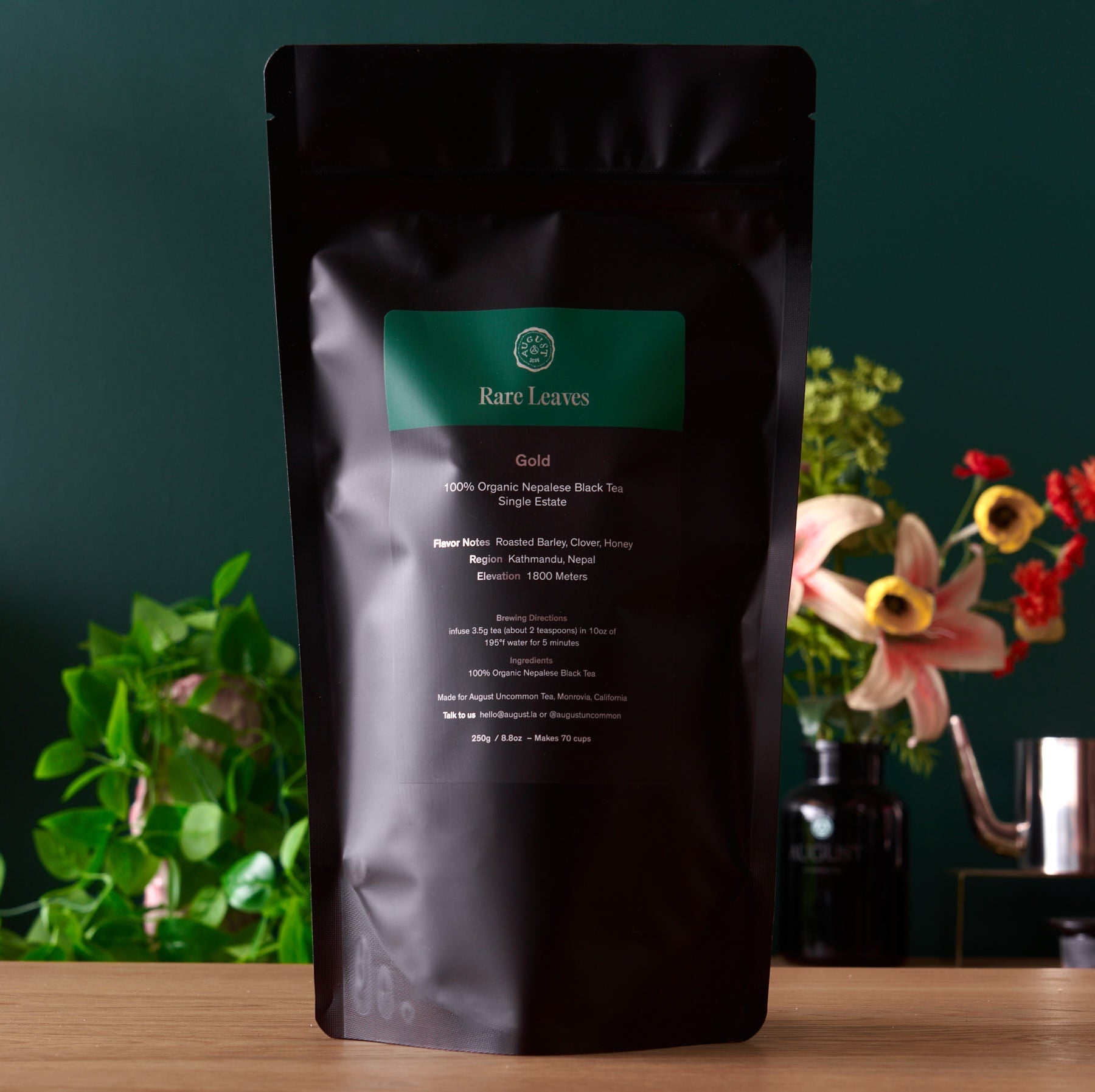 Rare Leaves Gold · Single Estate Nepalese Black Tea | August Uncommon Tea