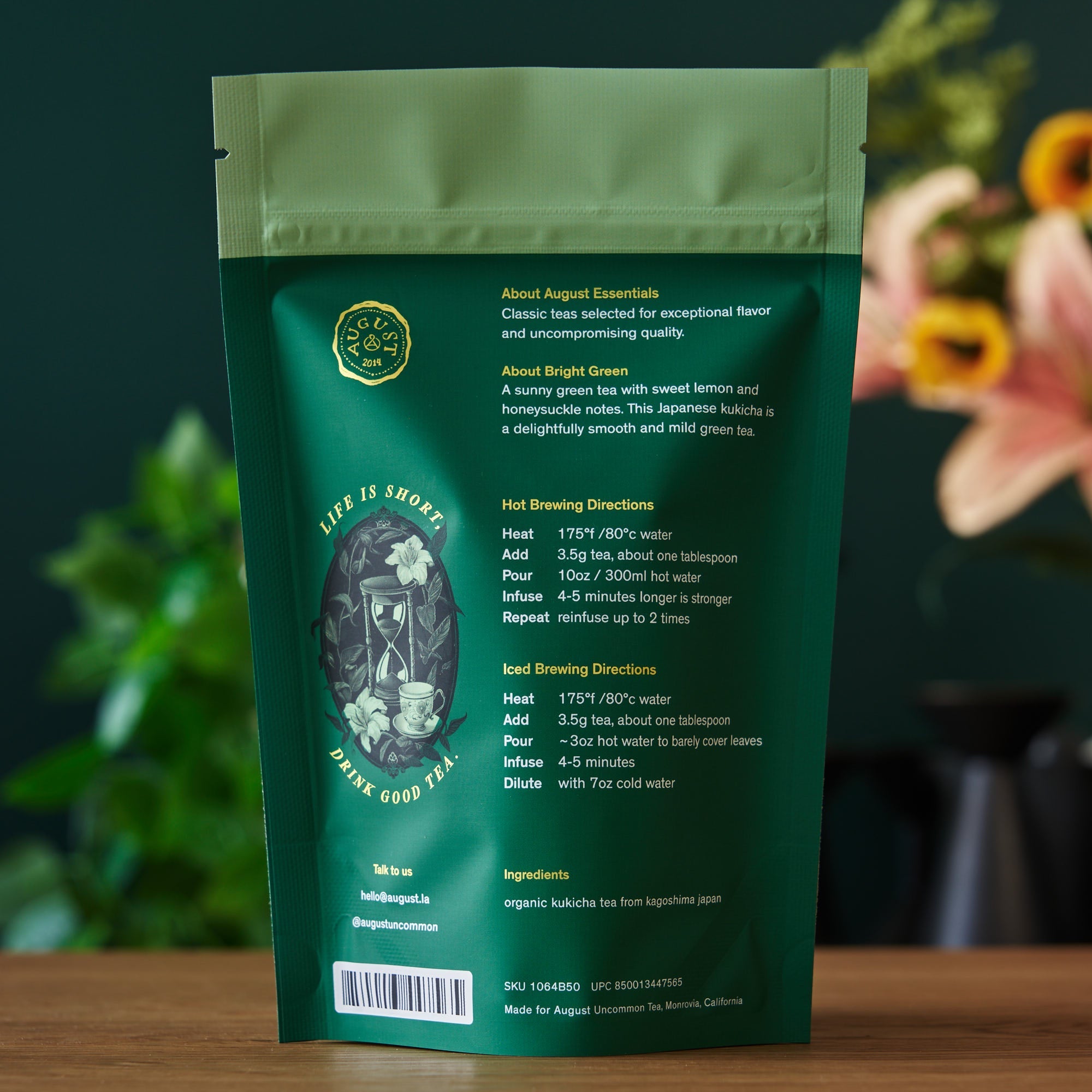 Essentials Bright Green · Green Tea | August Uncommon Tea