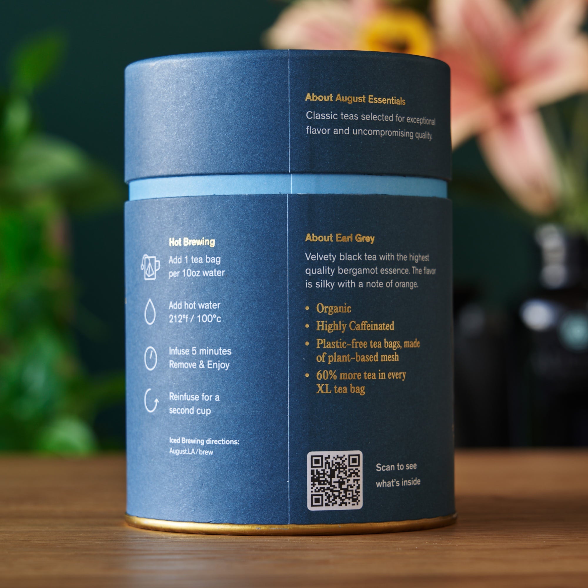 Essentials Earl Grey · Black Tea Bags | August Uncommon Tea