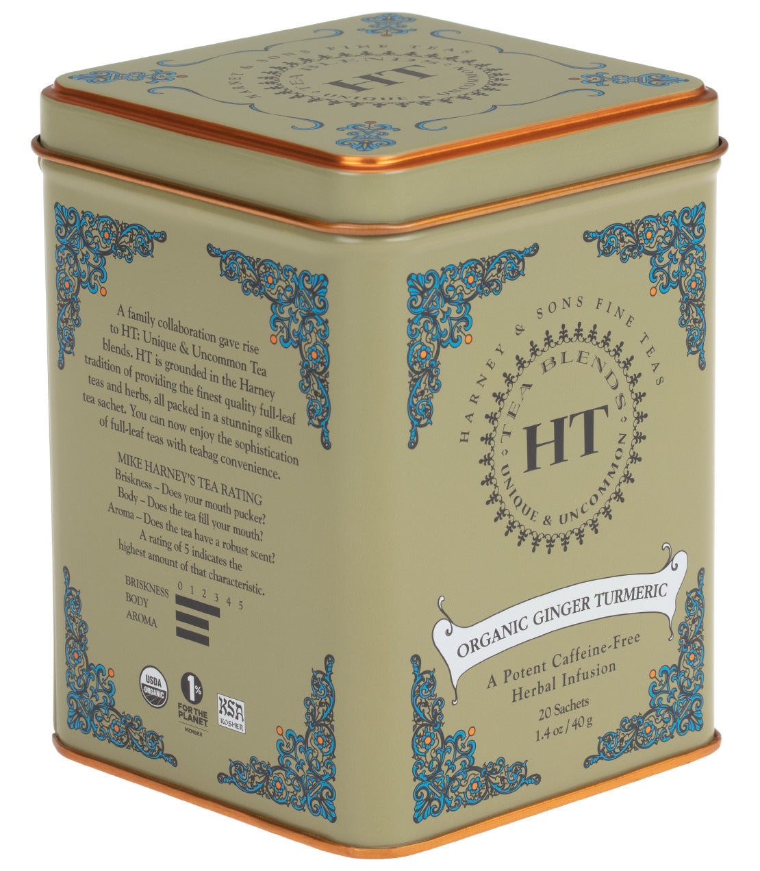 Organic Ginger Turmeric · Herbal Tea (Caffeine Free) | Harney & Sons
