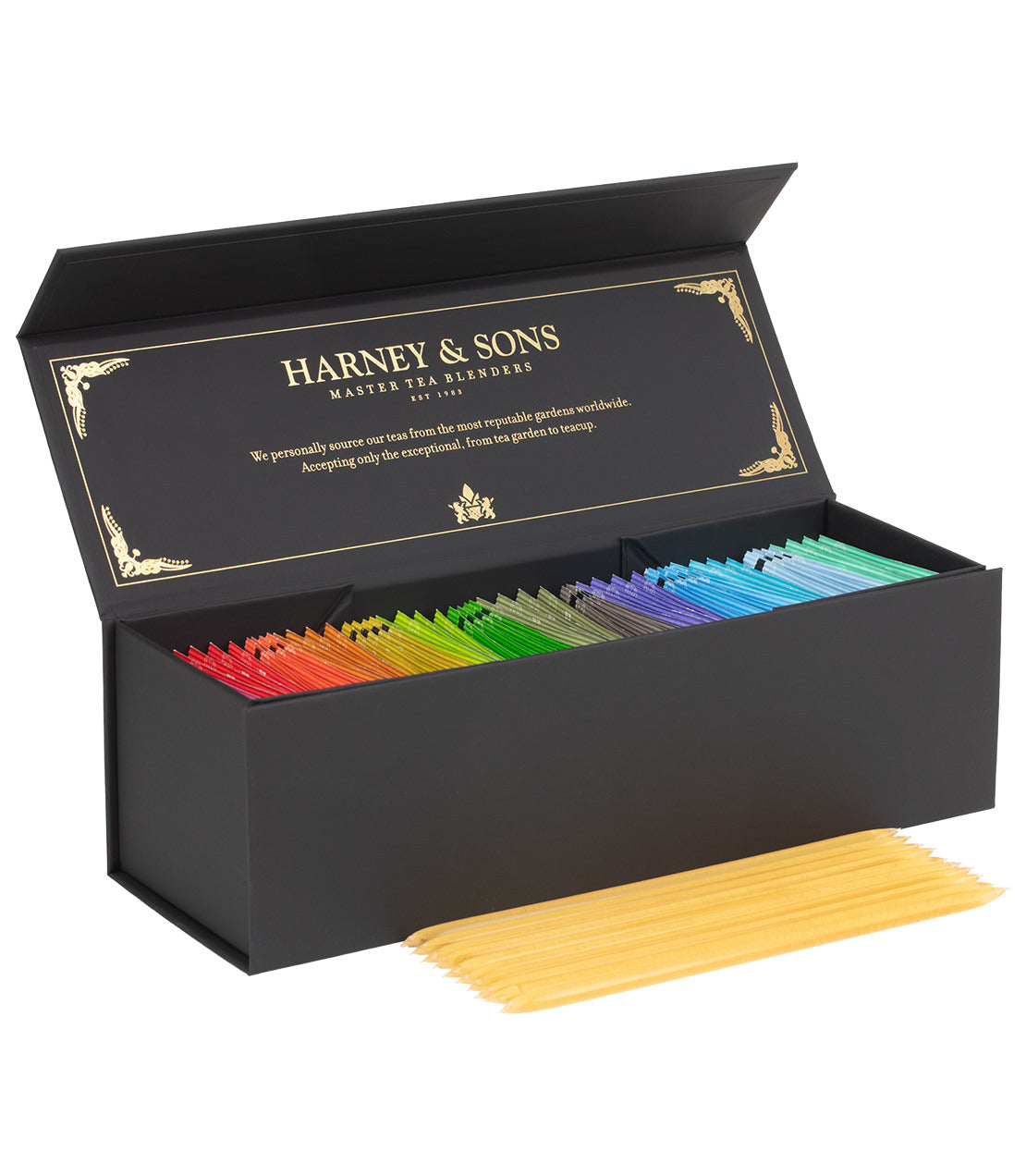Teabag & Honey Sampler · 56 Teas + 10 Honey Sticks | Harney & Sons