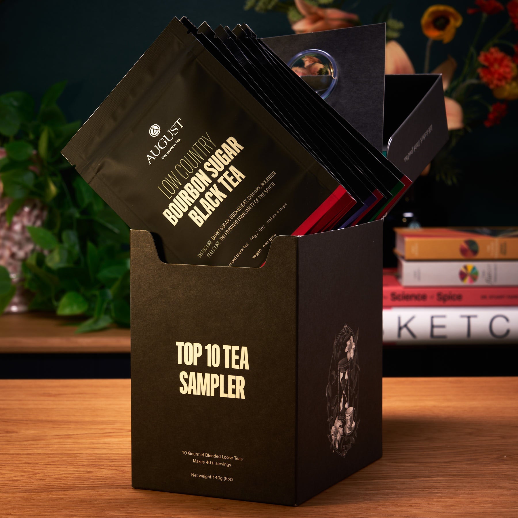 Top 10 Sampler · Taste Ten Trending Teas | August Uncommon Tea