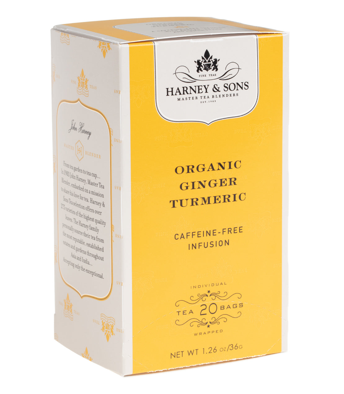 Organic Ginger Turmeric · Herbal Tea (Caffeine Free) | Harney & Sons