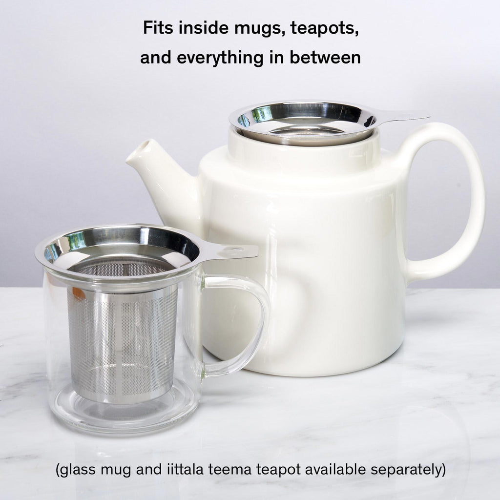 One Cup Infuser · Tea Strainer with Silicone Lid | August Uncommon Tea