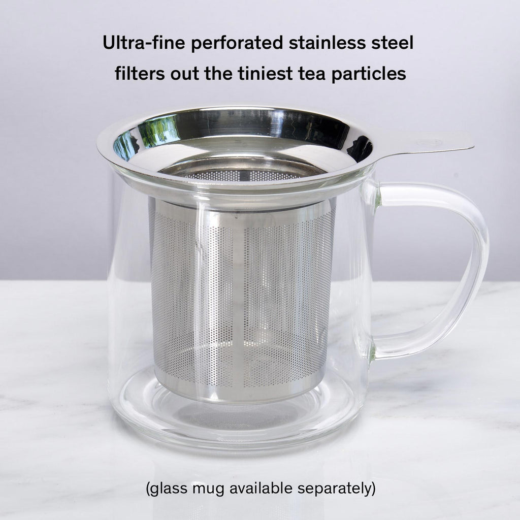 One Cup Infuser · Tea Strainer with Silicone Lid | August Uncommon Tea