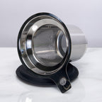 One Cup Infuser · Tea Strainer with Silicone Lid | August Uncommon Tea