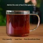 Glass Mug · Clear Elegance for Tea & Sipping | August Uncommon Tea