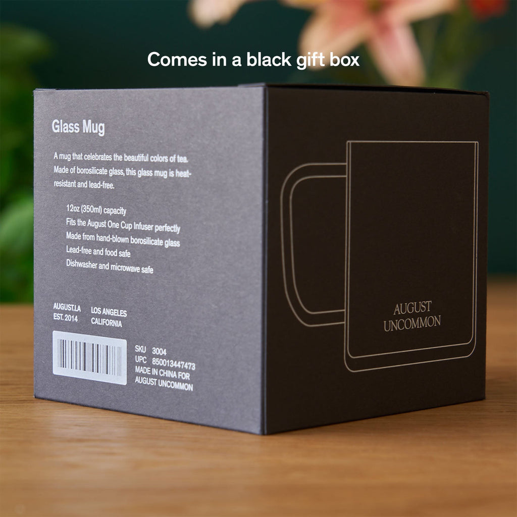 Glass Mug · Clear Elegance for Tea & Sipping | August Uncommon Tea