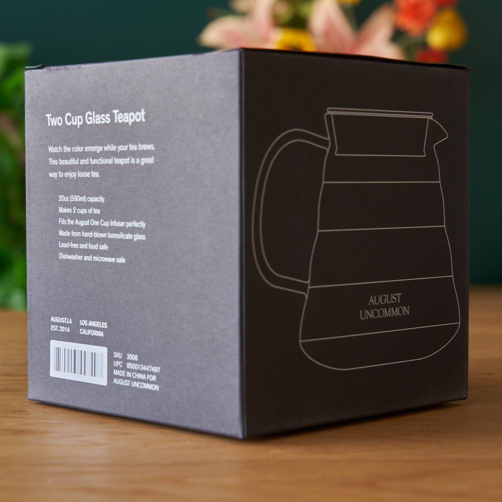 Two Cup Glass Teapot · The Perfect Basic Teapot | August Uncommon Tea