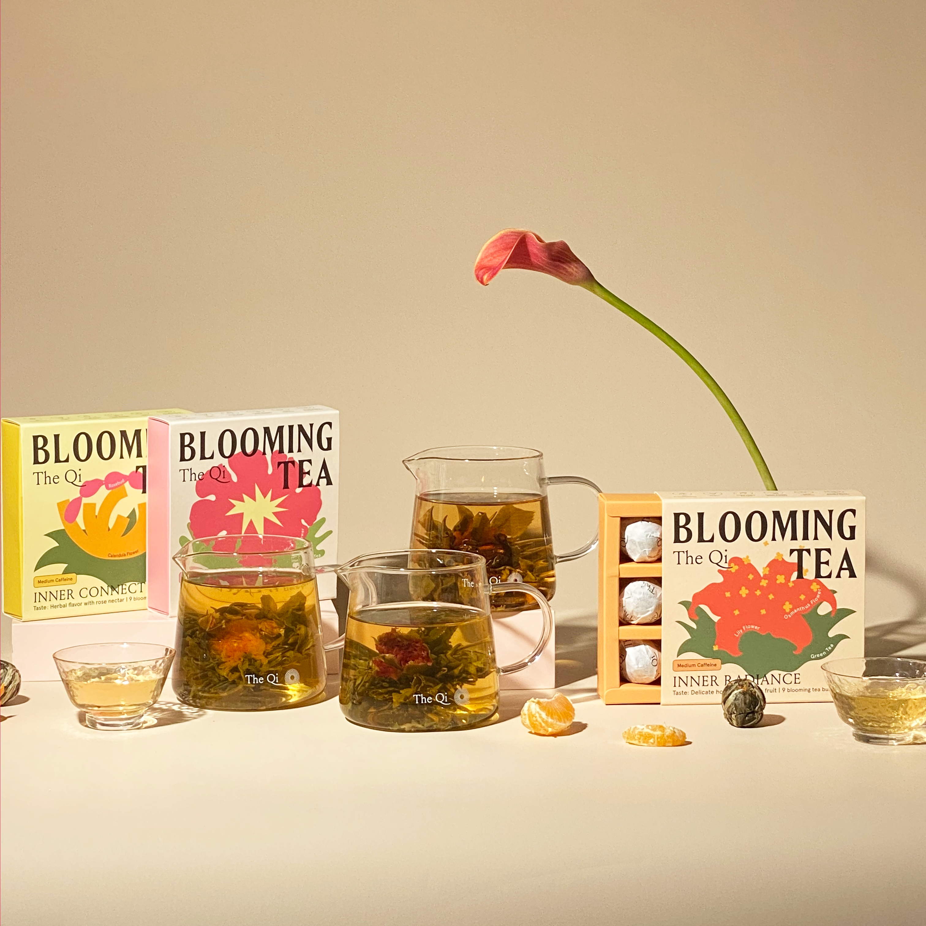 Inner Radiance · Blooming Green Tea | The Qi