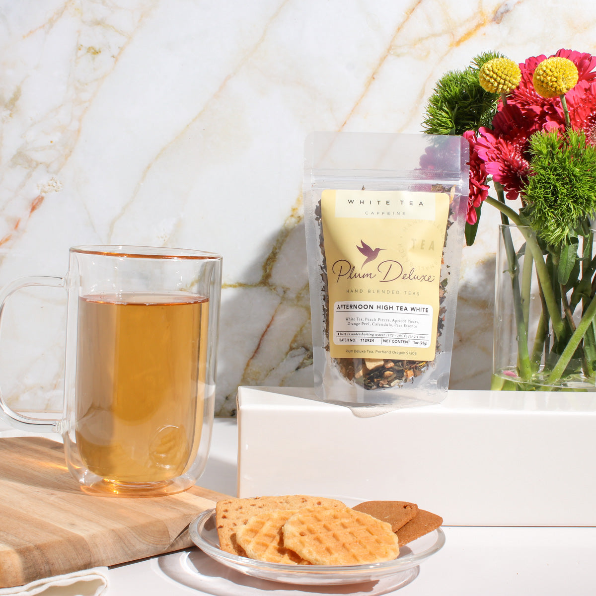 Afternoon High Tea · White Tea Blend | Plum Deluxe Tea