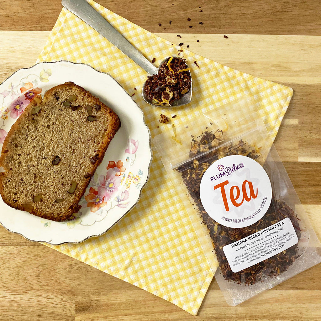 Banana Bread · Herbal Dessert Tea (Caffeine Free) | Plum Deluxe Tea