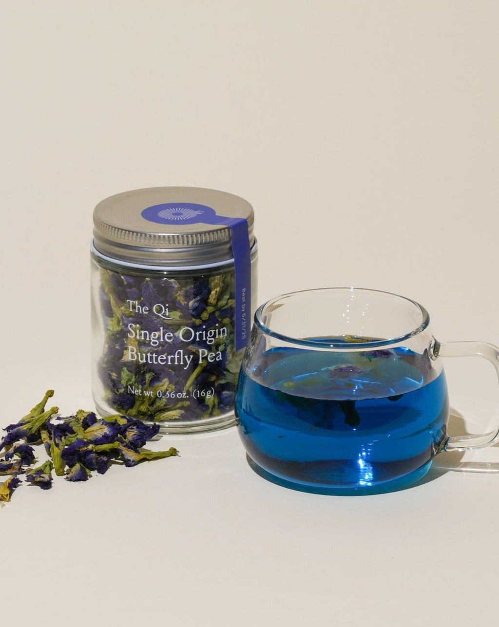 Butterfly Pea (0.56oz Jar) · Herbal Tisane (Caffeine Free) | The Qi