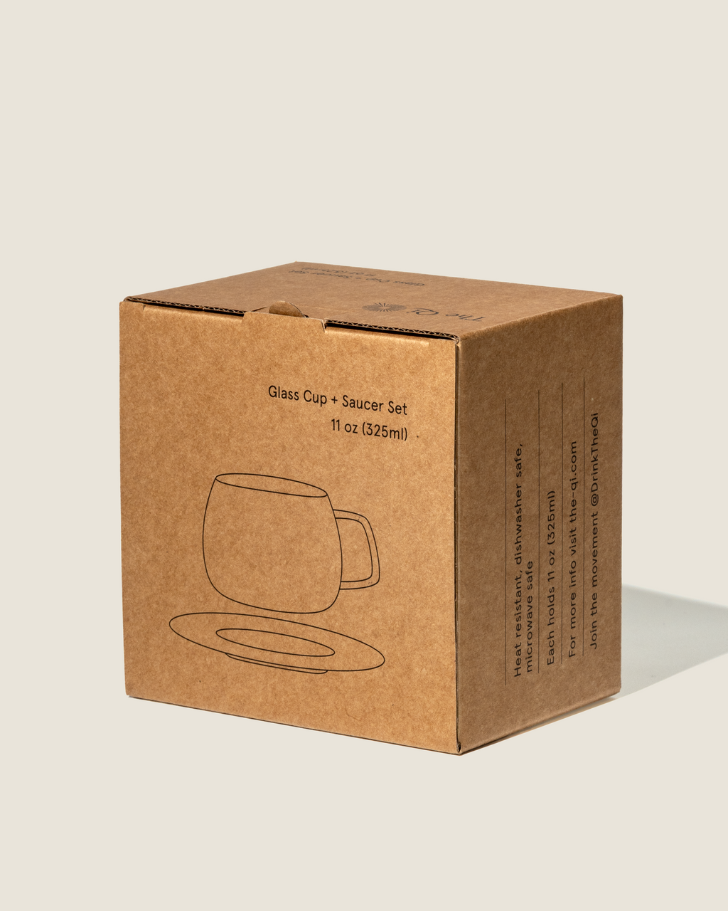 Blooming Glass Cups & Saucers · Borosilicate Tea Set (Set of 2) | The Qi