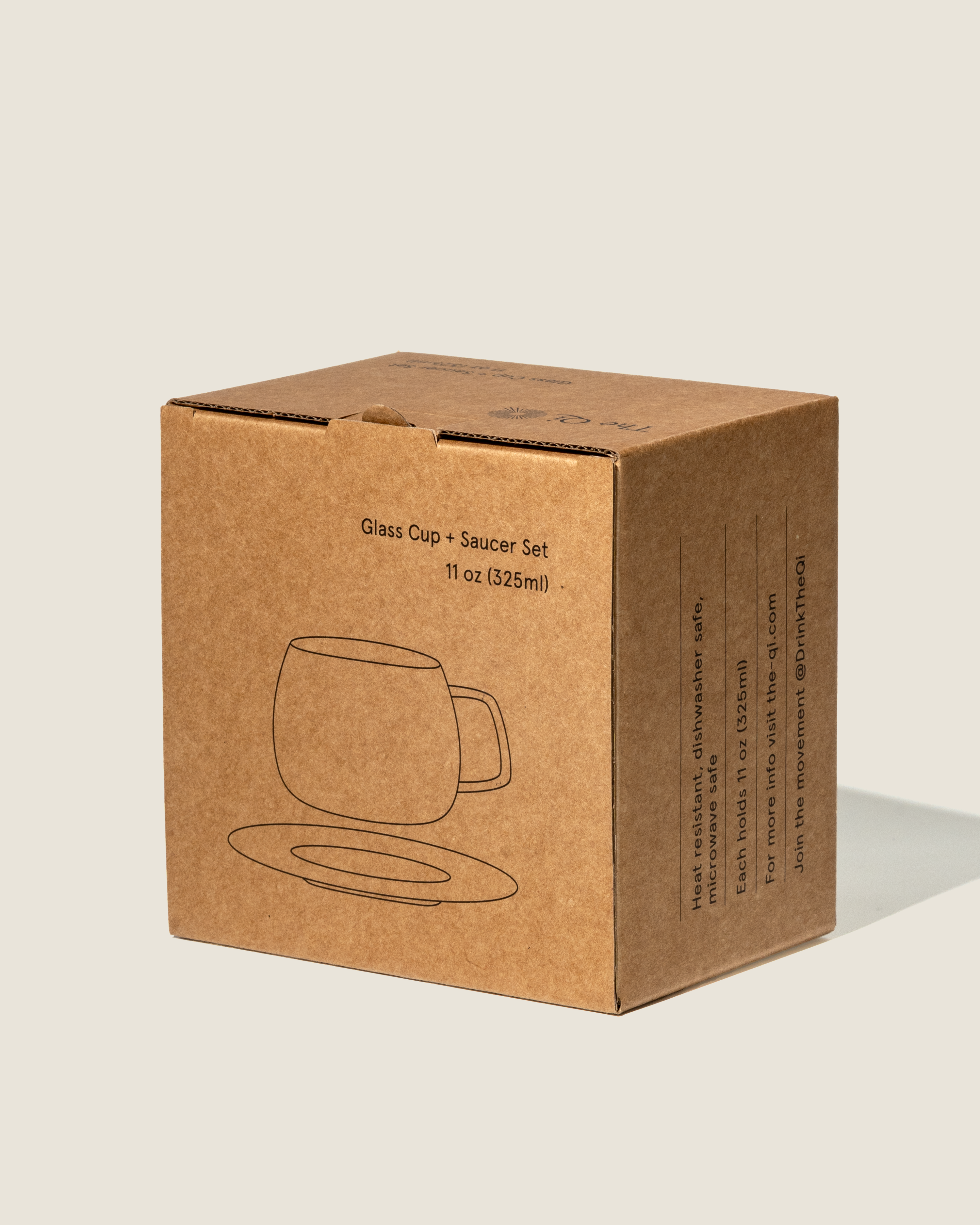 Blooming Glass Cups & Saucers · Borosilicate Tea Set (Set of 2) | The Qi