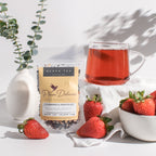 Strawberries & Cream · Black Tea Blend | Plum Deluxe Tea