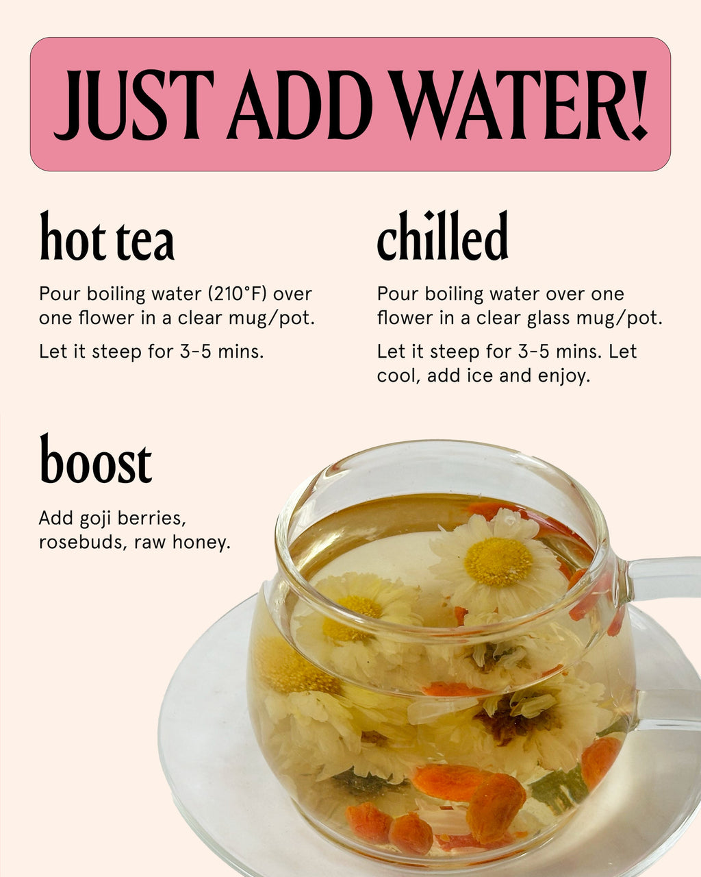 Wild Chrysanthemum · Herbal Tea (Caffeine Free) | The Qi