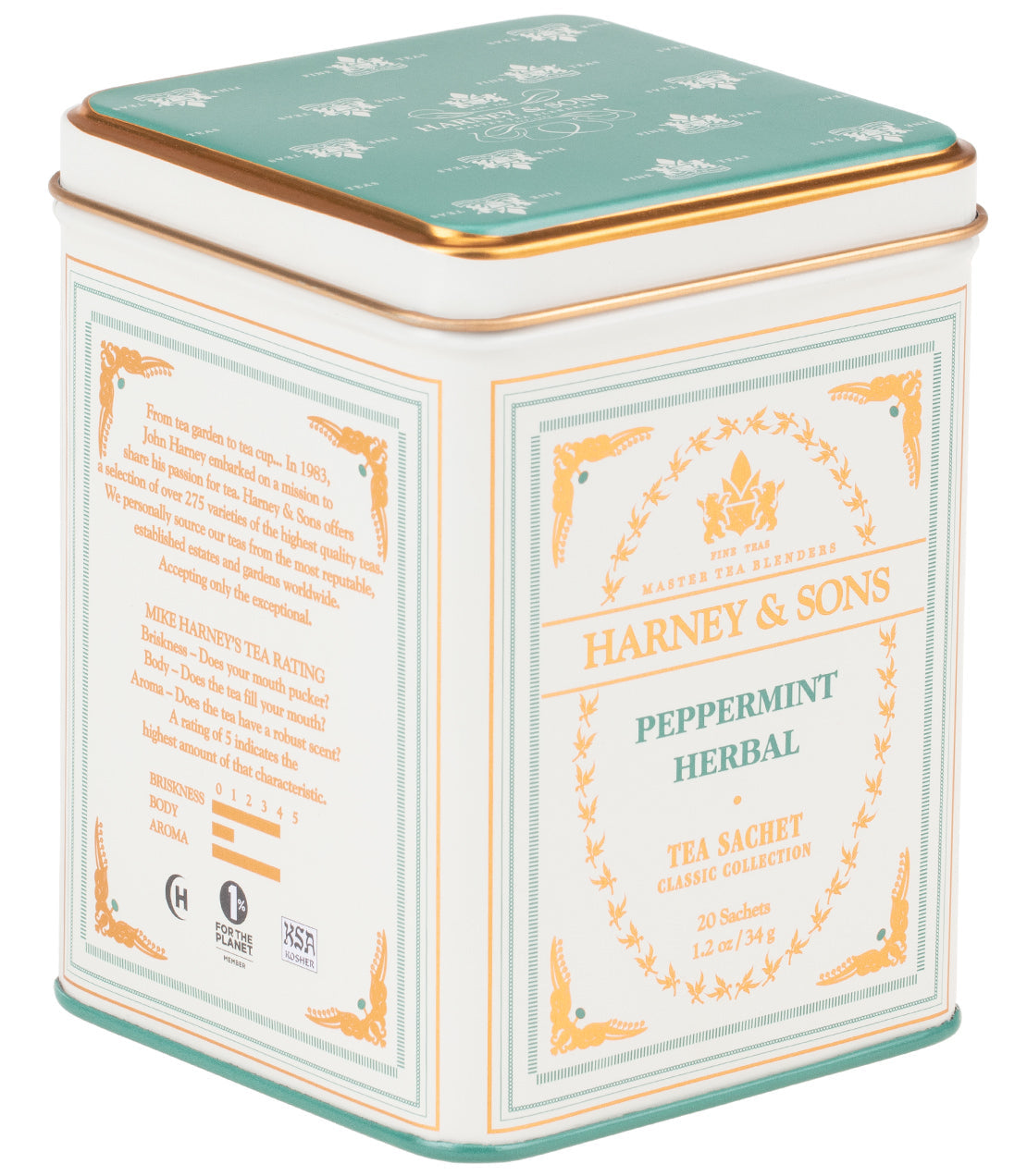 Peppermint Herbal · Herbal Tea (Caffeine Free) | Harney & Sons