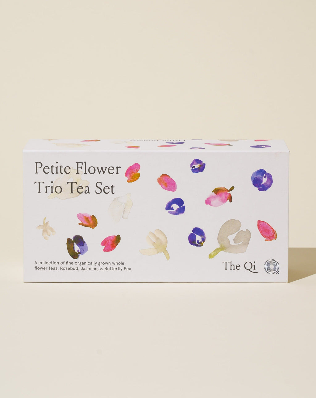 Trio Petite Flower Teas Set · Butterfly Pea, Rosebud & Jasmine (Caffeine Free) | The Qi