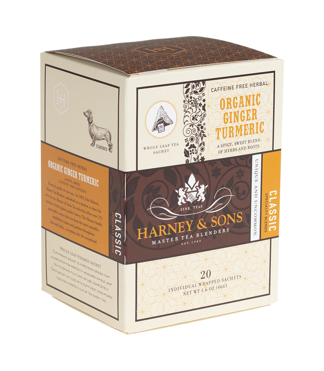 Organic Ginger Turmeric · Herbal Tea (Caffeine Free) | Harney & Sons