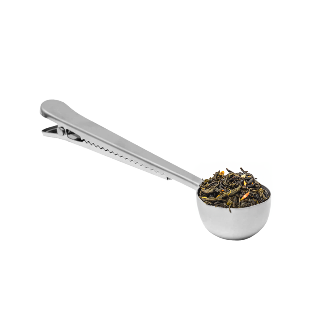Stainless Steel Tea Scoop · Clip Measure | Nepal Tea