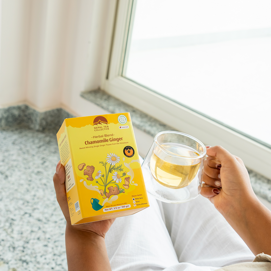 Chamomile Ginger · Herbal Tea (Caffeine Free) | Nepal Tea