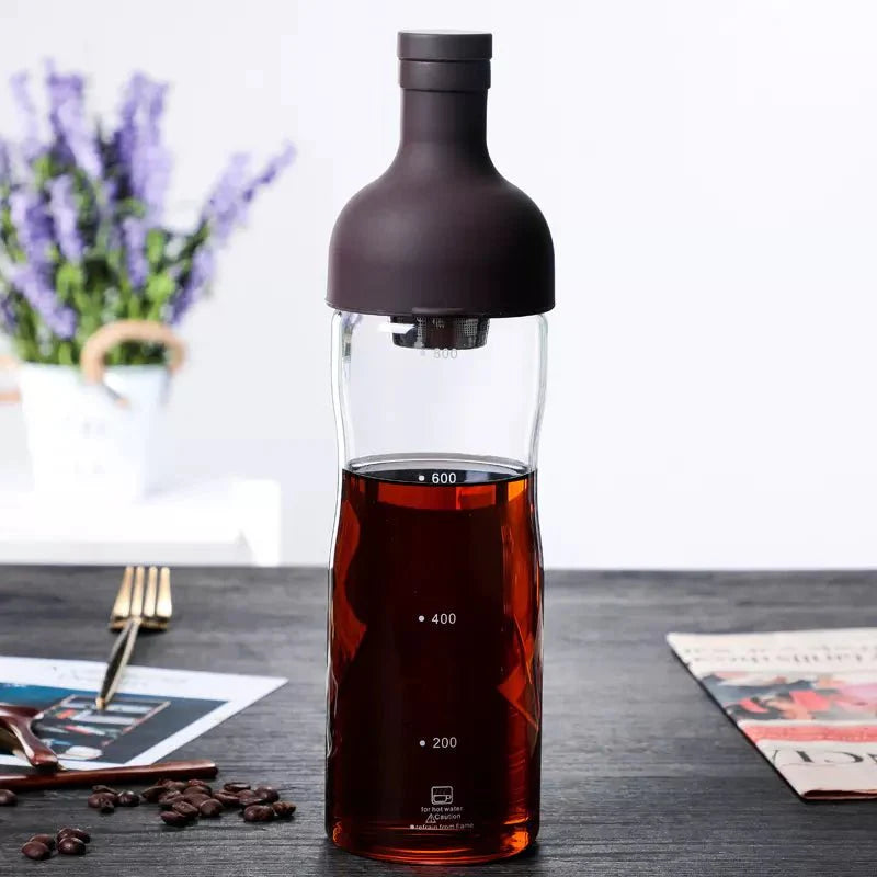 Cold Brew Infuser Bottle · 800 ml Borosilicate Glass | Nepal Tea
