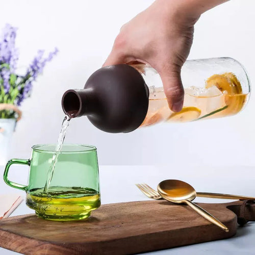 Cold Brew Infuser Bottle · 800 ml Borosilicate Glass | Nepal Tea