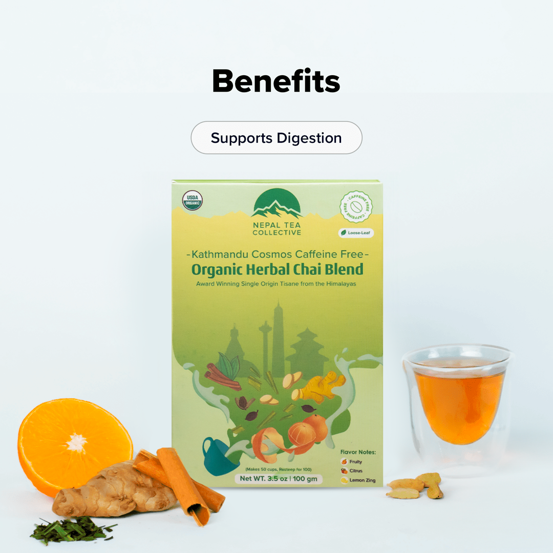 Kathmandu Cosmos · Herbal Tea (Caffeine Free) | Nepal Tea