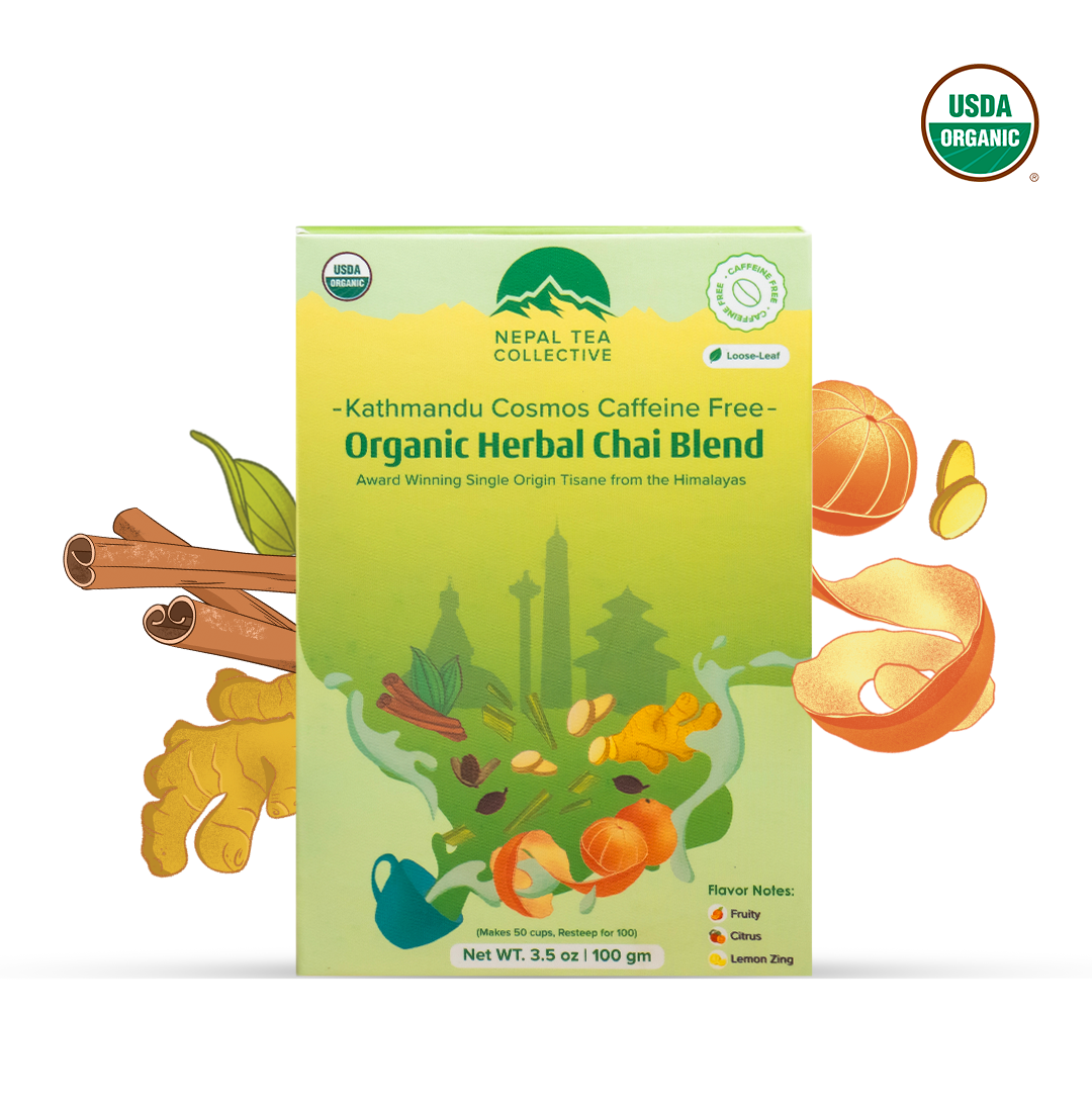 Kathmandu Cosmos · Herbal Tea (Caffeine Free) | Nepal Tea