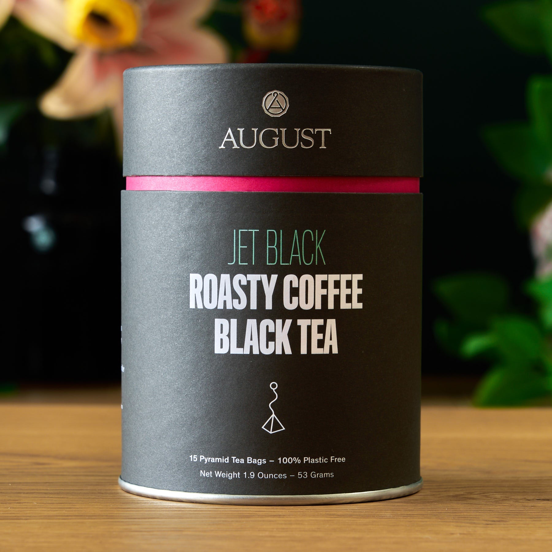 Jet Black · Roasty Coffee Black Tea Bags | August Uncommon Tea