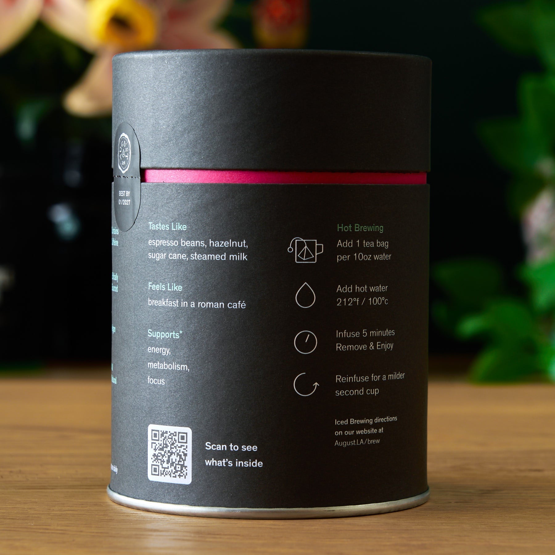 Jet Black · Roasty Coffee Black Tea Bags | August Uncommon Tea