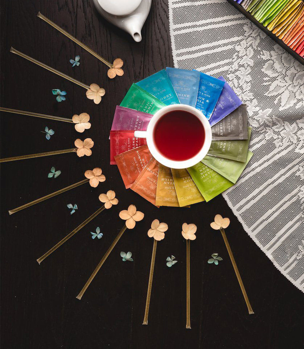 Teabag & Honey Sampler · 56 Teas + 10 Honey Sticks | Harney & Sons
