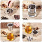 Foldable Tea Strainer · Stainless Steel Infuser | Nepal Tea