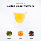 Golden Turmeric Ginger · Herbal Tea (Caffeine Free) | Nepal Tea