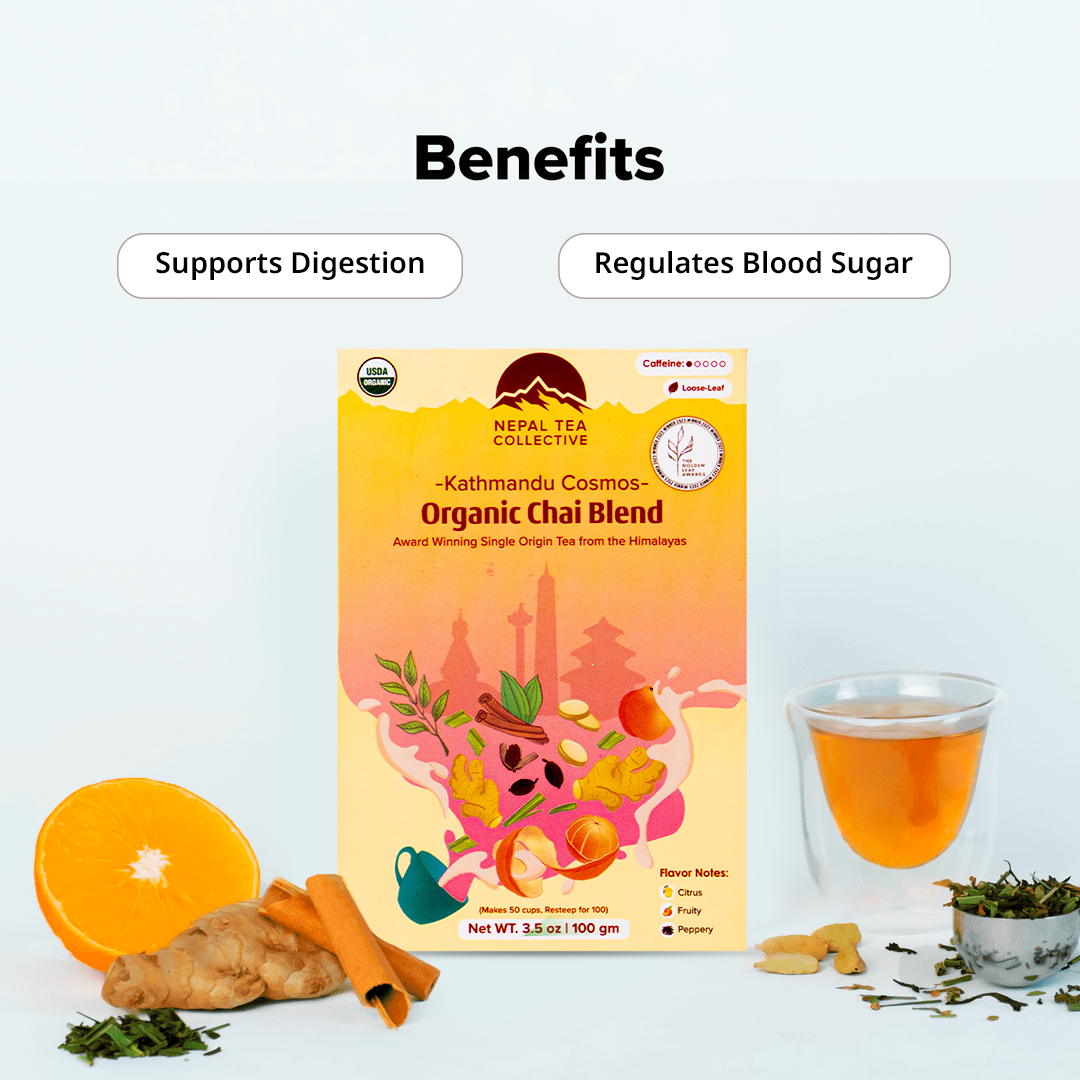 Kathmandu Cosmos · Spiced Black Tea Blend | Nepal Tea